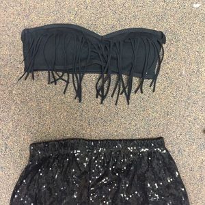 Fringe bralette
