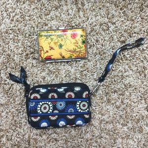 Vera Bradley coin pouch and card holder