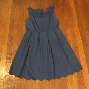 Blue empire waist dress