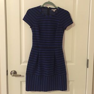 Striped Fit & Flare Banana Republic Dress