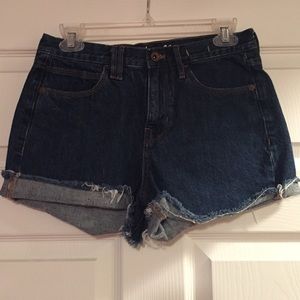 High waisted Madewell Jean shorts