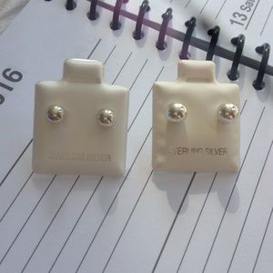 Bundle 5mm, 6mm Sterling Silver Balls Stud
