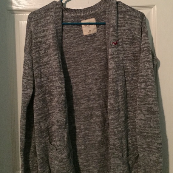 Hollister grey cardigan