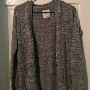 Hollister grey cardigan