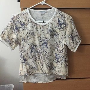 Printed Cropped Top