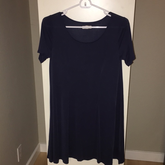 navy urban outfitters tshirt dress