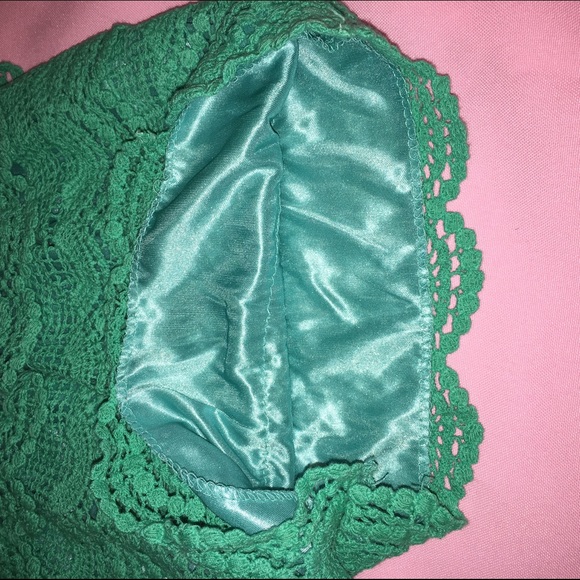 โจHPโจ๐ Beautiful Lace Green Junior Shorts๐ - Picture 4 of 4