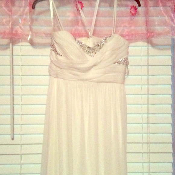 David's Bridal dress.