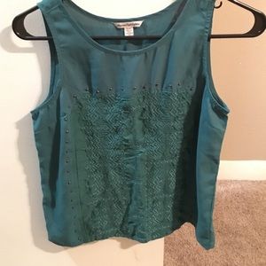 American eagle turquoise tank top