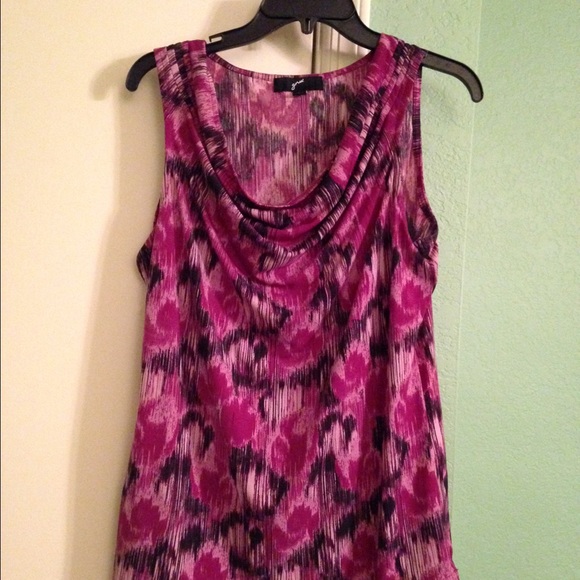 Purple and Black Cami