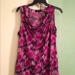 Purple and Black Cami