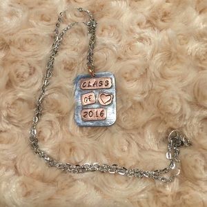 Handcrafted Metal Dog Tag Necklace