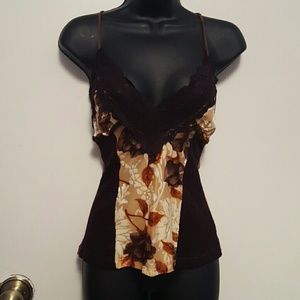 Laced V-neck Tank