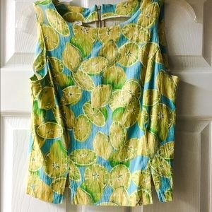 Vintage Lemon & Lime Tank Size 5