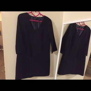 J crew v neck 3/4 sleeve dress