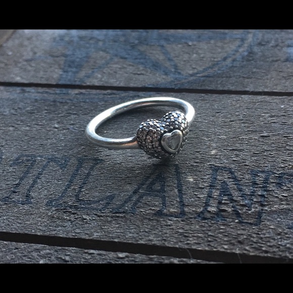 Pandora In My Heart Pave Ring