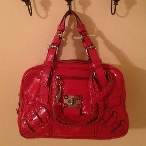Patent Red Leather Juicy Couture Bag