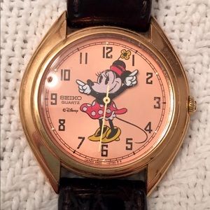 SEIKO MINNIE MOUSE WATCH, RARE!