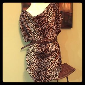 Leopard print dress/tunic