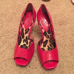 Jessica Simpson Cherry Red Heels