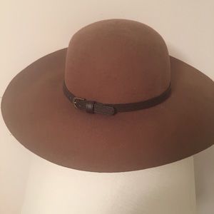Brown felt hat from BP Nordstrom