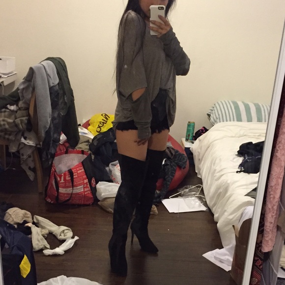 Thigh high boots