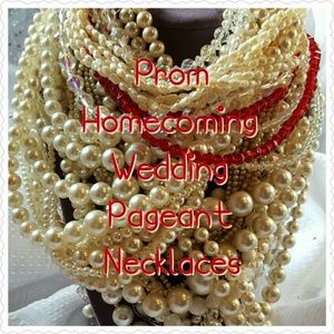 Prom, Homecoming, Wedding, Pageant Necklaces