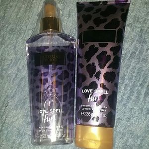 Victoria secret lotion and spray set