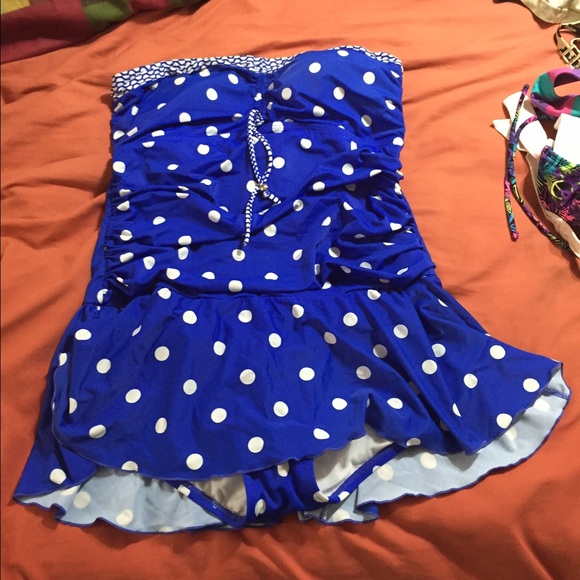 Super cute strapless one piece