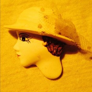 Silhouette Brooch 1980's