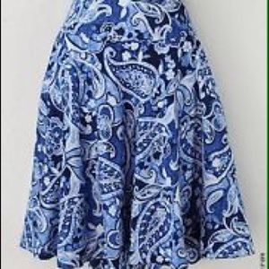 Ralph Lauren cotton A line skirt