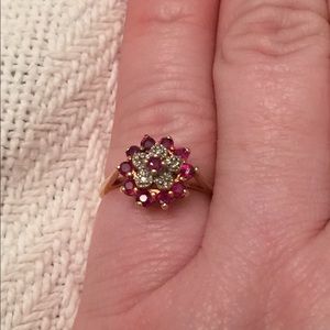 RUBY AND DIAMOND RING