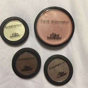 The Color Institute Eyeshadows and Illuminator