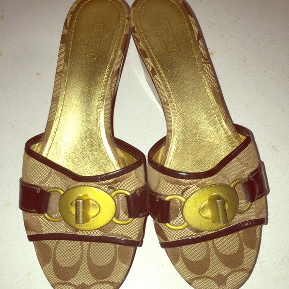 AUTHENTIC COACH WEDGES