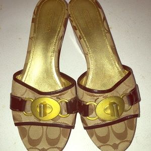 AUTHENTIC COACH WEDGES