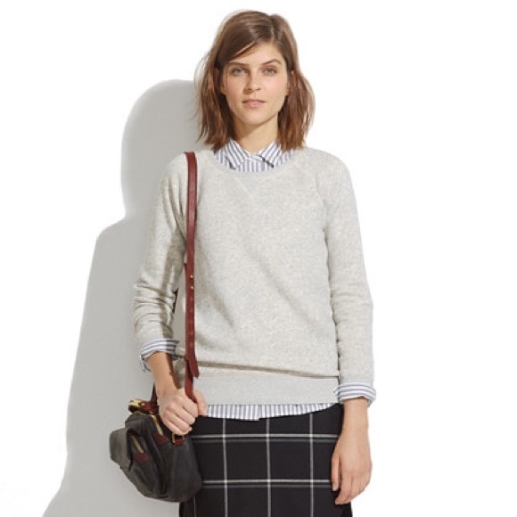 Madewell "Layup" Sweatshirt, Grey, Size S