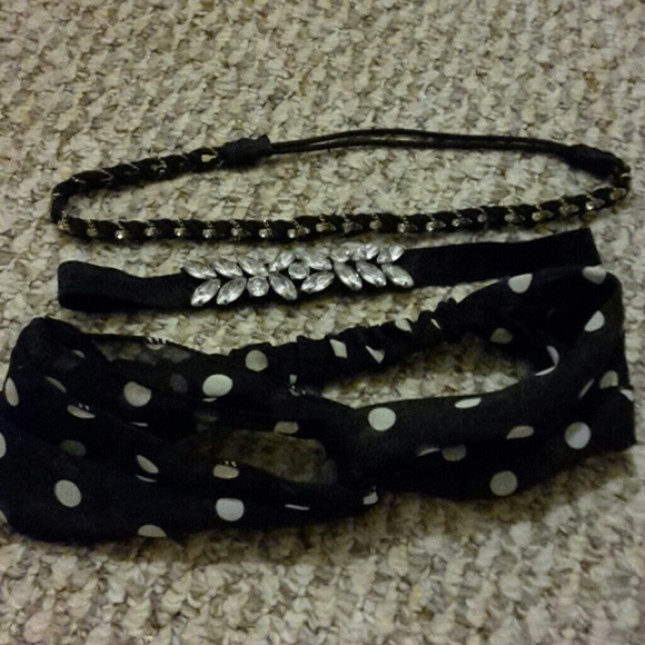 3 super cute headbands. All like new