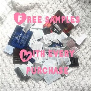 Free samples with purchase!