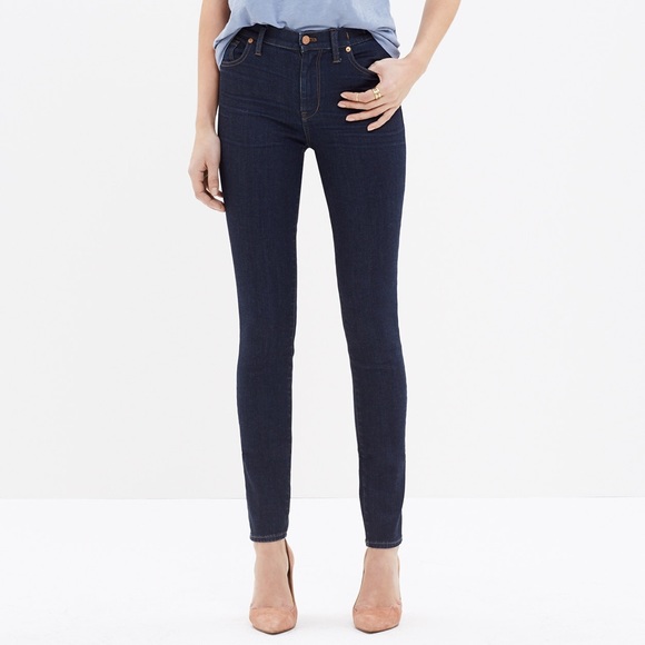 Madewell High Riser Skinny Skinny in Davis Wash