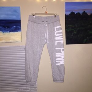 Grey Pink Sweats