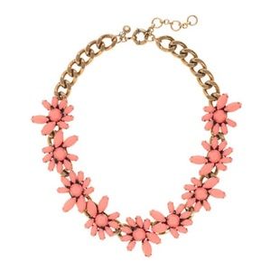 J Crew Flower Petals Statement Necklace