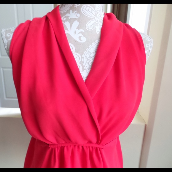 19 Cooper Red Sleeveless Blouse - Petite - Picture 2 of 4