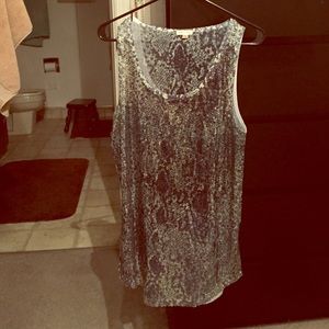 Silence + noise sparkly mini