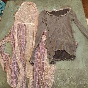 Sweater and FP tee bundle