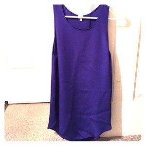 Wilfred tank w/ slit up the back