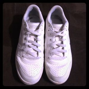 All white Air Force ones