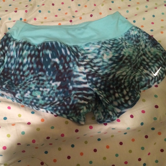 Nike running shorts.