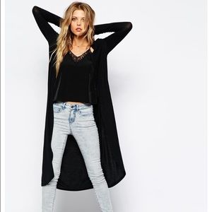 NOISY MAY Longline Lightweight Cardigan