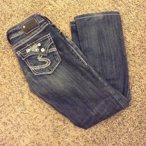 Boot Cut "Suki" Silver Jeans (W27/L31)