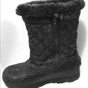 Brown Faux Fur Winter Boots